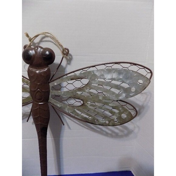 NEW Metal Dragonfly Wall Art Hanging Butterfly Decor - Picture 3 of 5